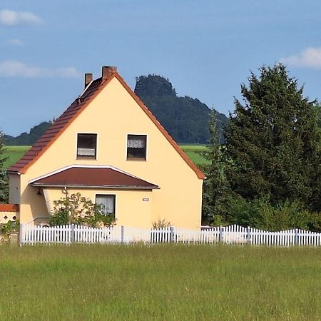Ferienwohnung Blick Zum Zirkelstein Reinhardtsdorf-Schona Dış mekan fotoğraf